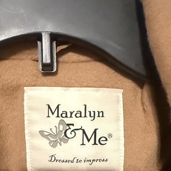Maralyn & Me Camel Pea Coat - Picture 2 of 7